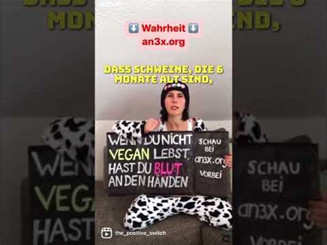 Wenn du nicht vegan bist, behandelst du Tiere als。